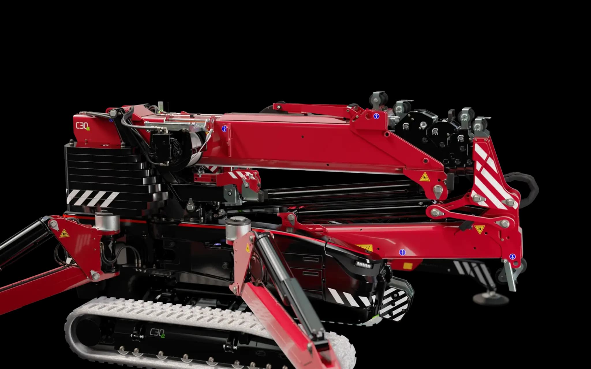 Hoeflon C30 winch folding